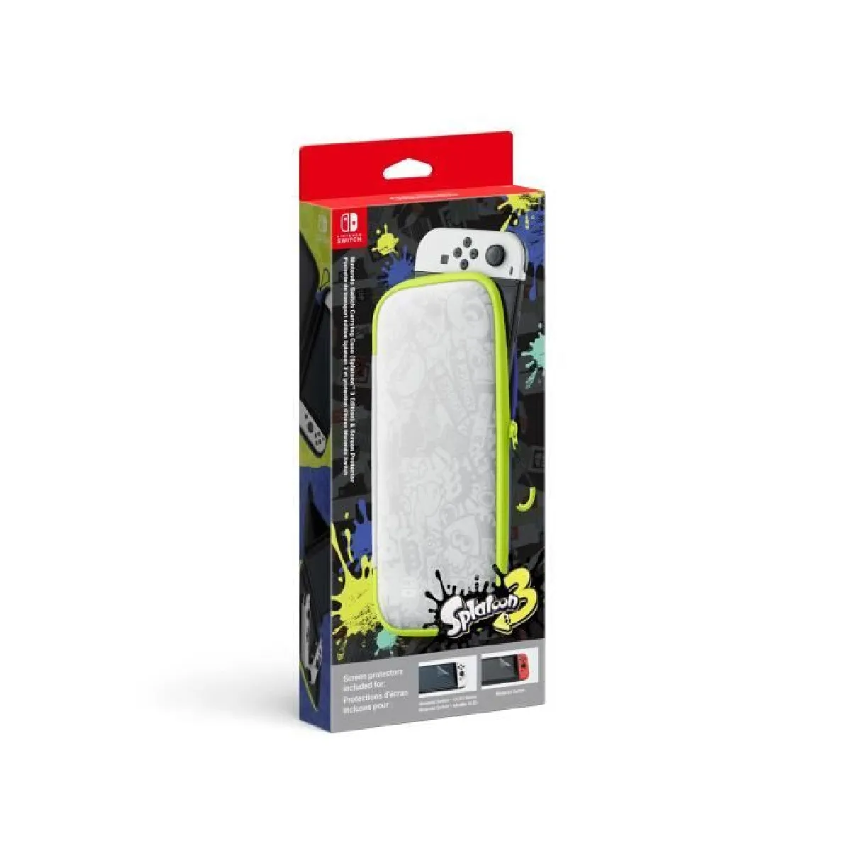 Pochette de transport et protection d'écran Nintendo Switch Modèle OLED Edition Splatoon 3 SWITCH - vue 10
