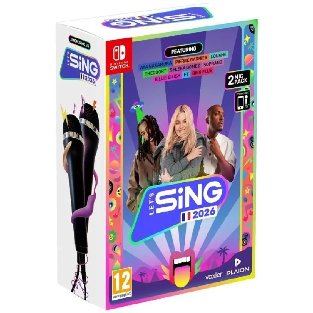 Let's Sing 2026 + 2 micros Nintendo Switch