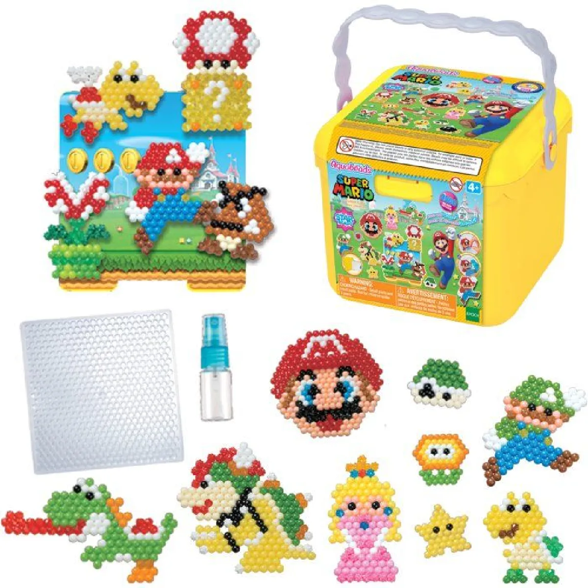 Aquabeads Boîte De Loisirs Créatifs Super Mario Ensemble Complet De Perles D'eau 31774 (2 500 Perles) - Image 5