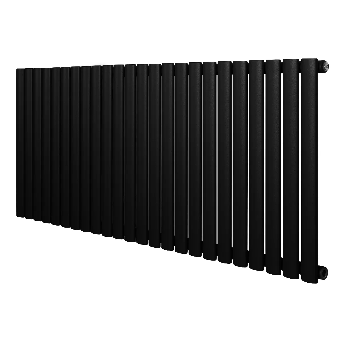Radiateur Ovale à 1 Panneau 600 x 1440 mm en Acier Horizontale