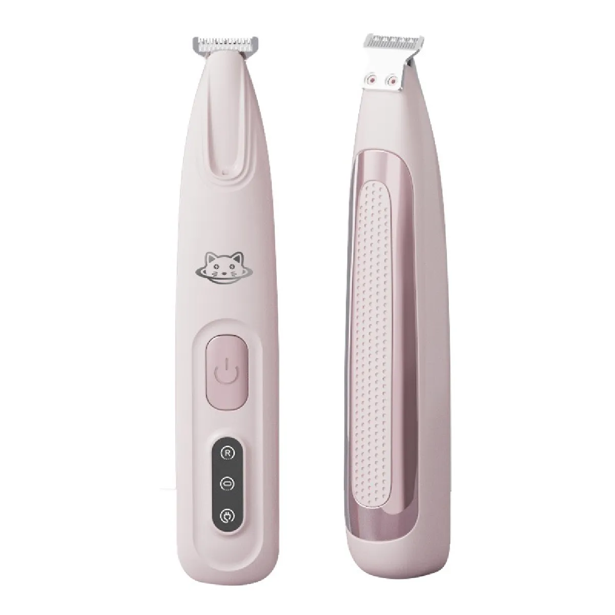 Tondeuse Étanche pour Animaux : Rechargeable, Silencieuse et Facile à Nettoyer Pink