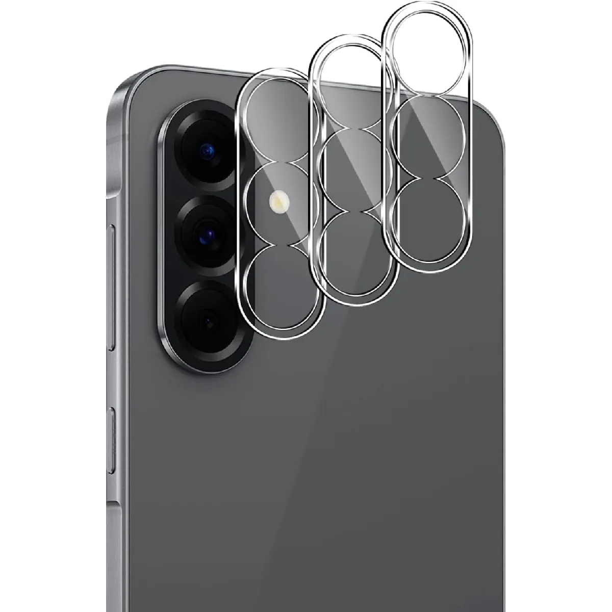 Little Boutik Protection Caméra Arrière Pour Samsung Galaxy A57 - 3 Pièces