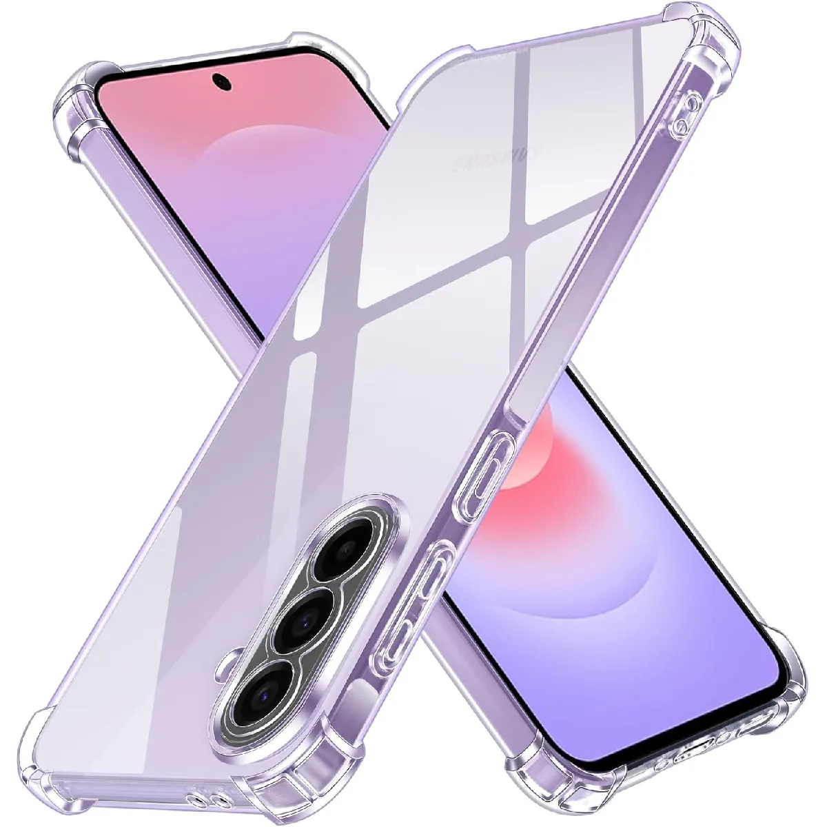 Little Boutik Coque En Silicone À Coins Renforcés Samsung Galaxy A37 5G - Transparent