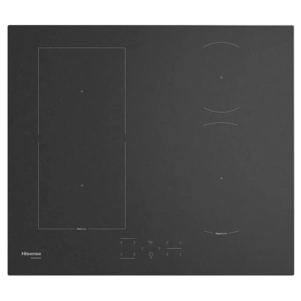 Hisense Noir Table De Cuisson Induction 60Cm 4 Feux 7200W - Hi6431srfz - Hi4