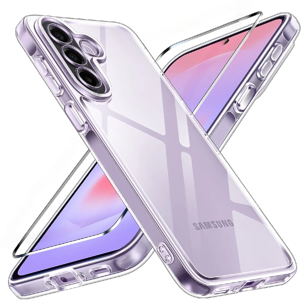 Little Boutik Coque Silicone Avec Verre Trempé Samsung Galaxy A37 5G