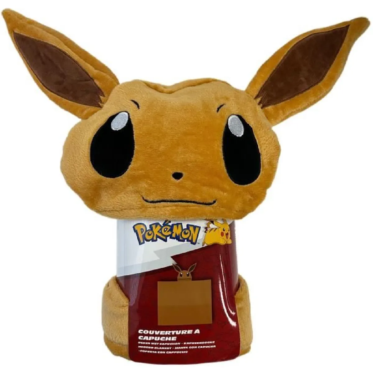 Plaid à capuche 3D POKEMON Evoli 120 x 150 cm - vue 2