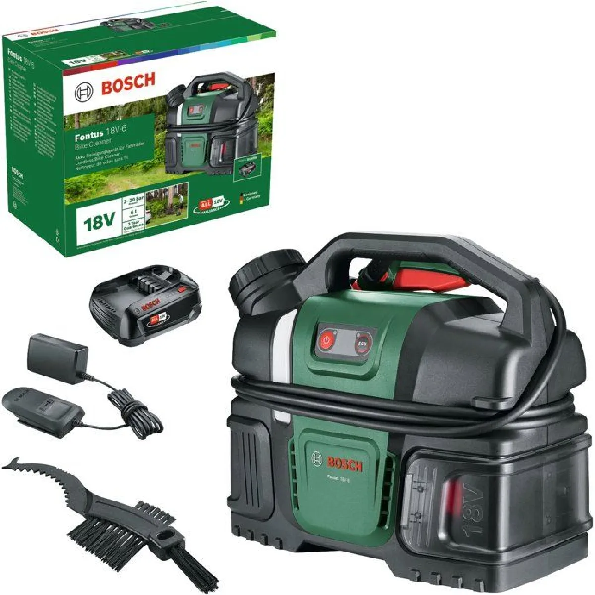 Nettoyeur À Pression BOSCH Fontus 18V-6 – Réservoir 6L, 8 Réglages de Pression - vue 3