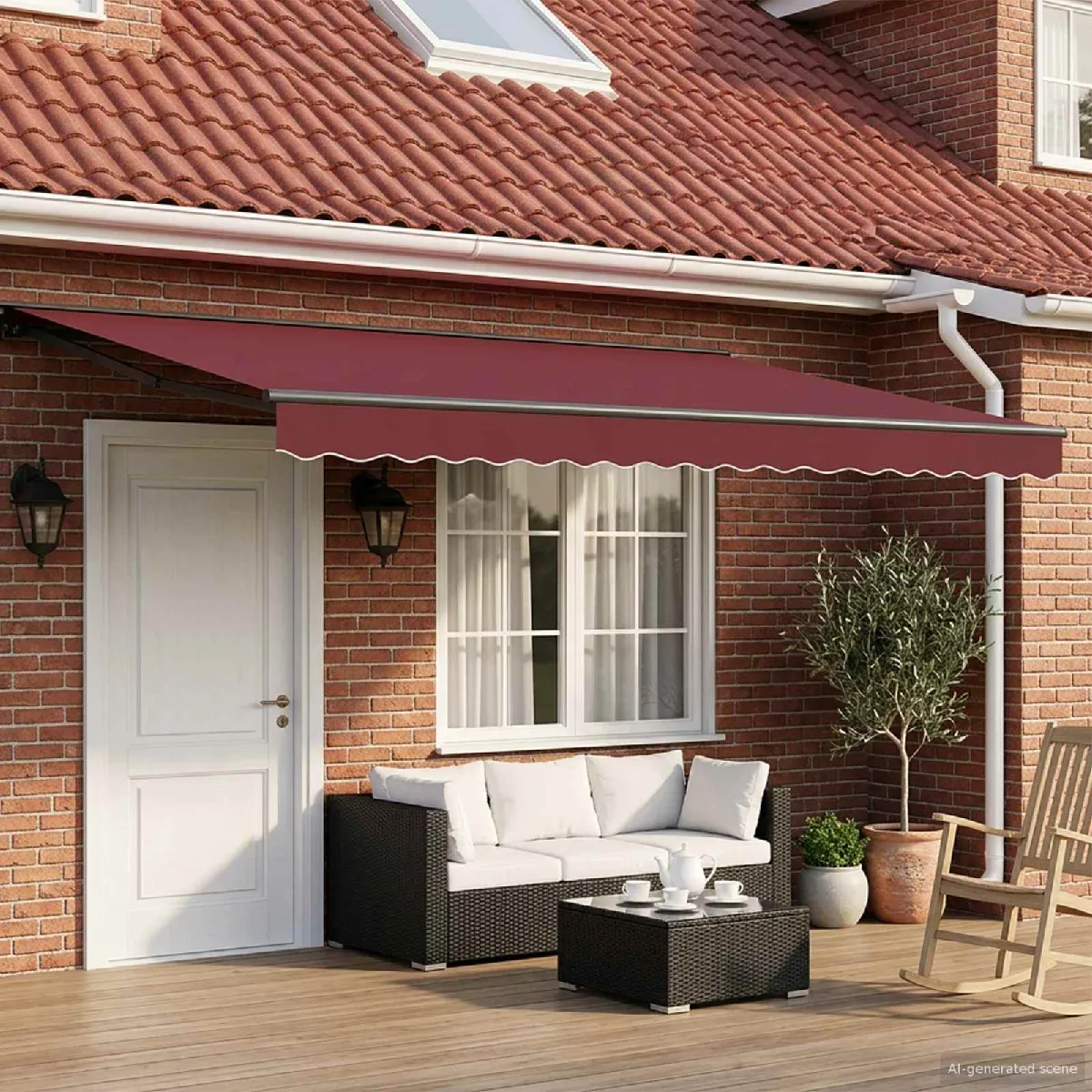 vidaXL Auvent rétractable électrique 5 x 3 - vue 4