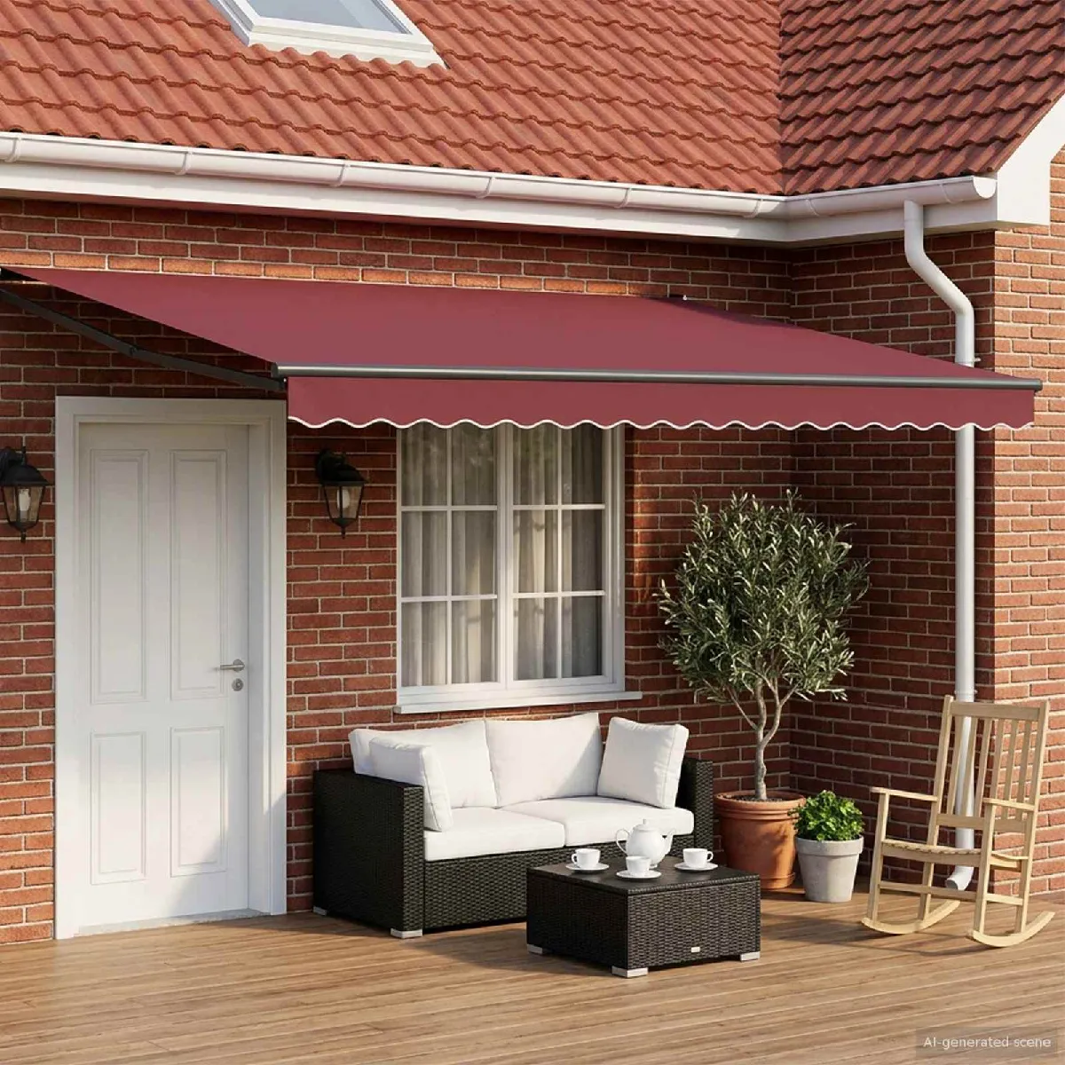 vidaXL Auvent rétractable électrique 5 x 3