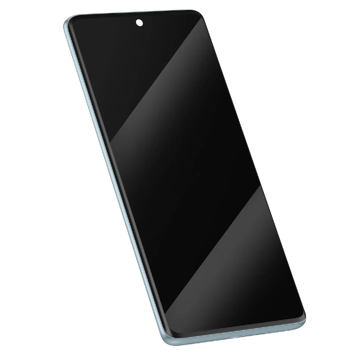 Avizar Noir/Bleu Écran Amoled Complet Pour Redmi Note 14 Pro 4G Avec Vitre Tactile Et Châssis