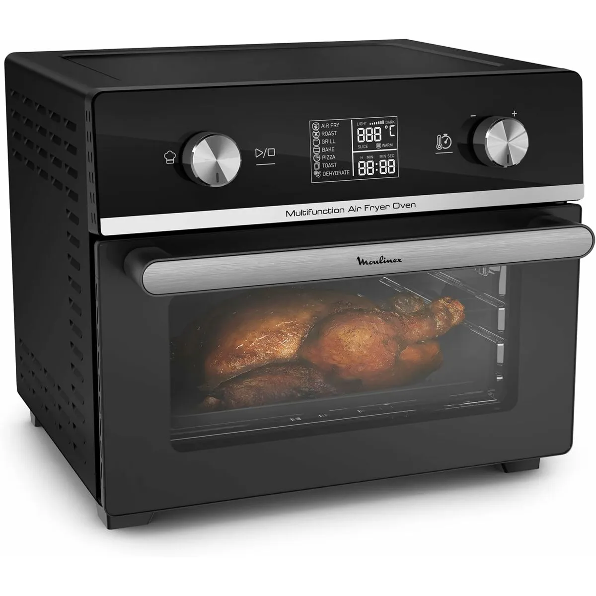 Friteuse À Air MOULINEX AL606820 – 20L, 2300W, Double Panier, Écran LCD
