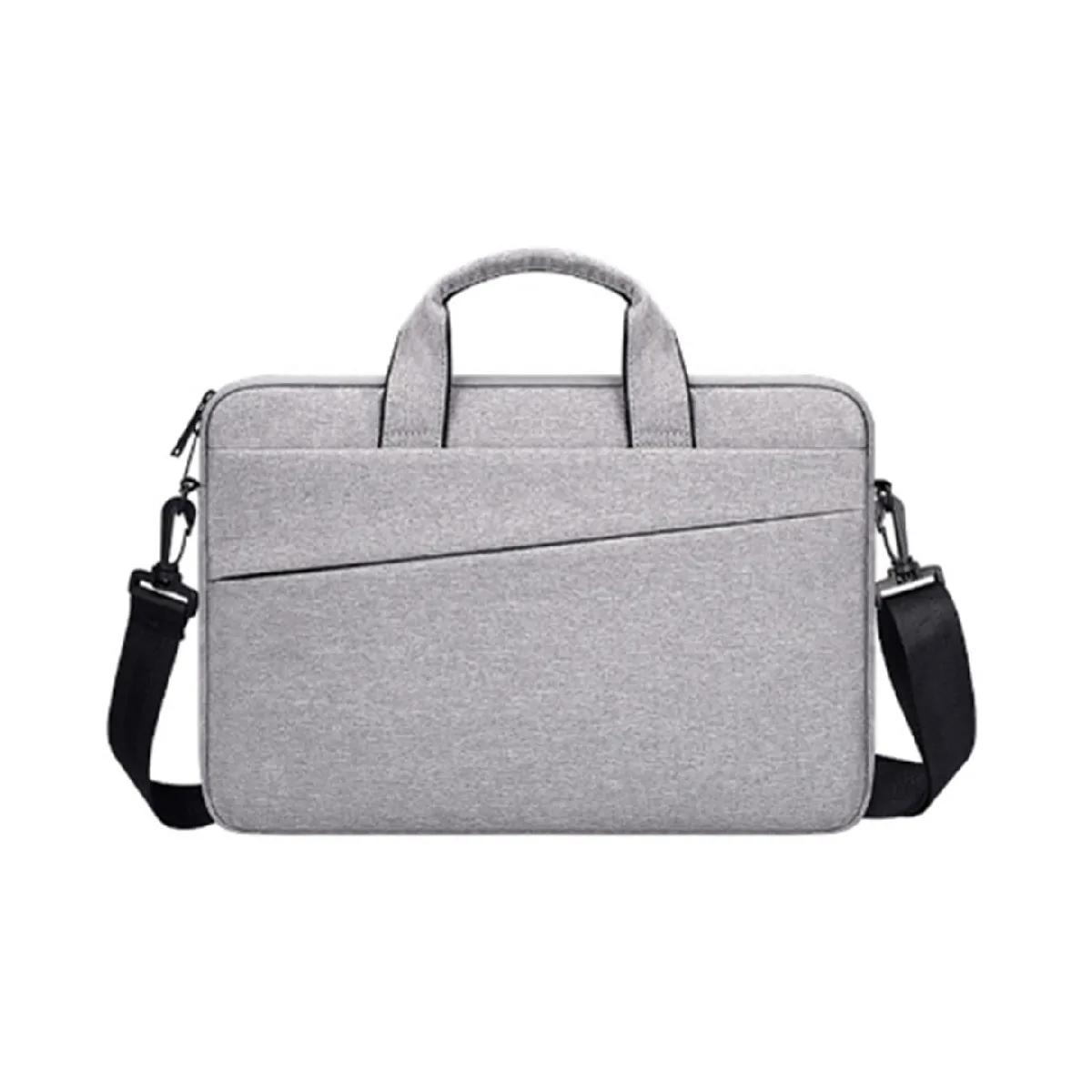 Sac pour ordinateur portable 15,6 pouces, étanche et résistant, doublure pour sac d'exposition - gris