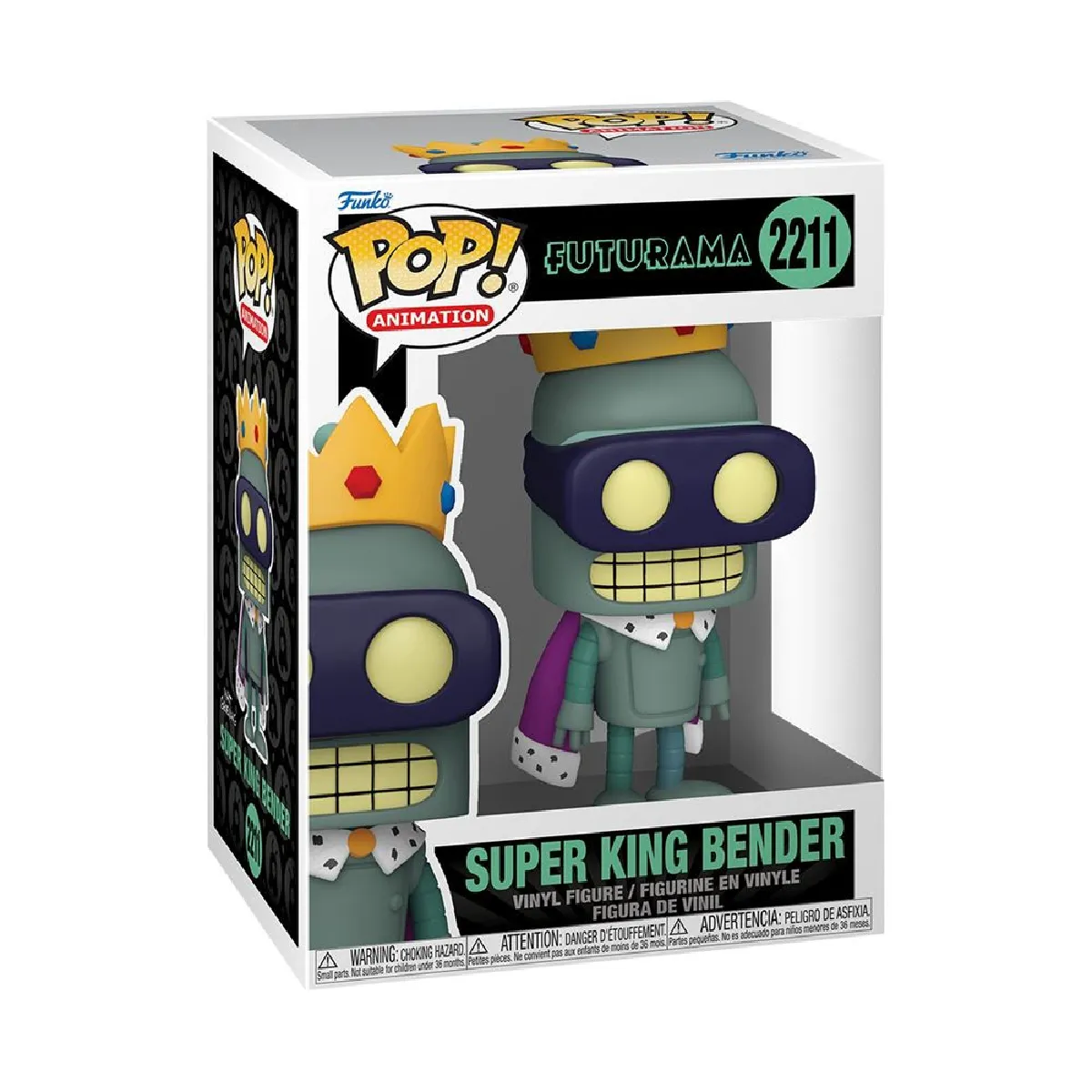 Figurine Funko Animation Futurama Super King Bender - vue 2
