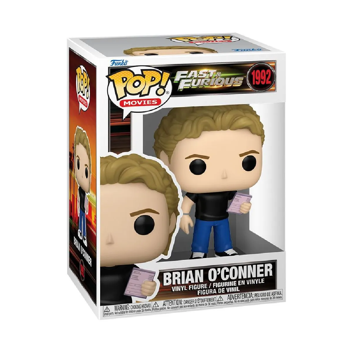 Figurine Funko Pop Movies Fast & Furious Brian O'Conner - vue 2
