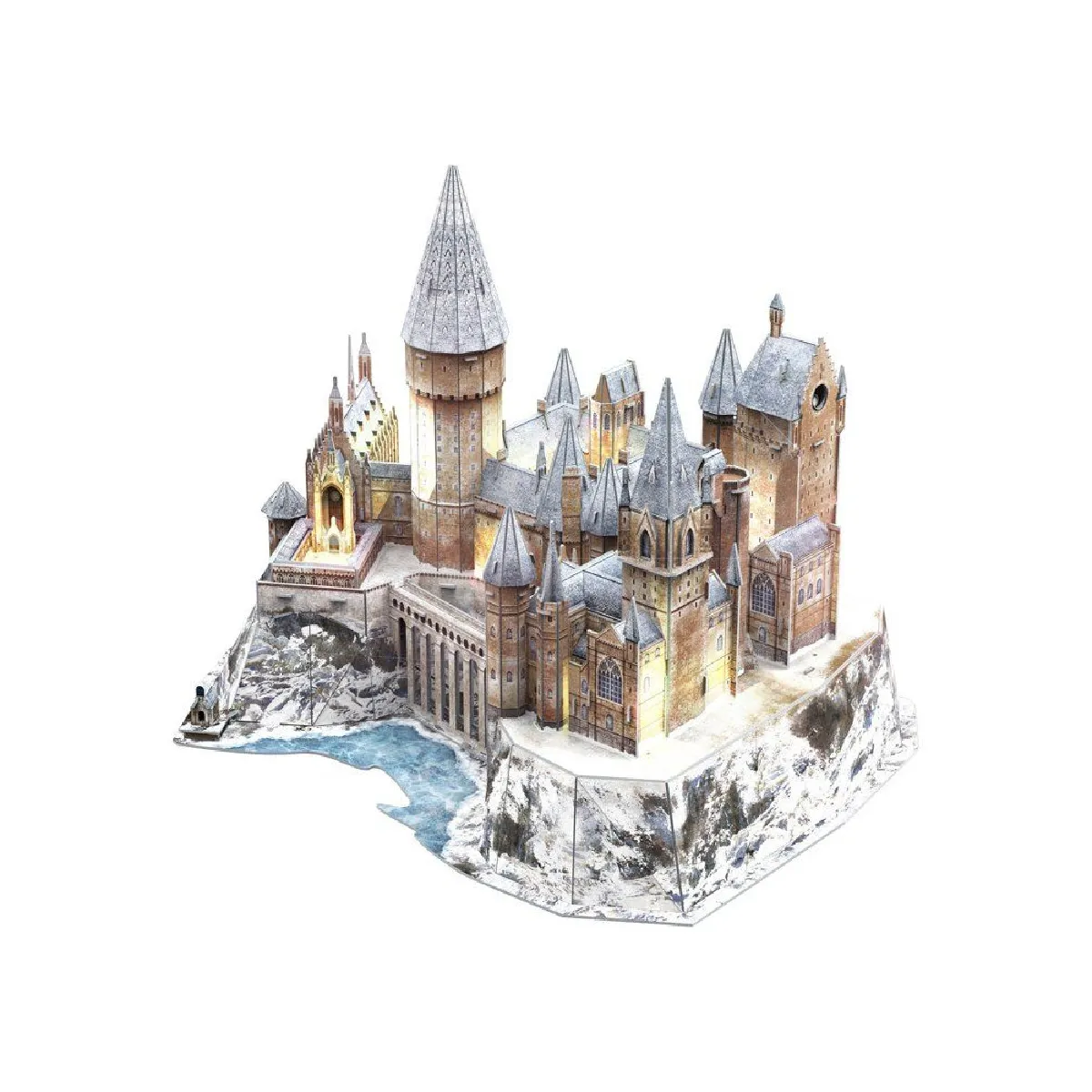 EXPLORA Château de Poudlard 3D lumineux 202 pièces LED