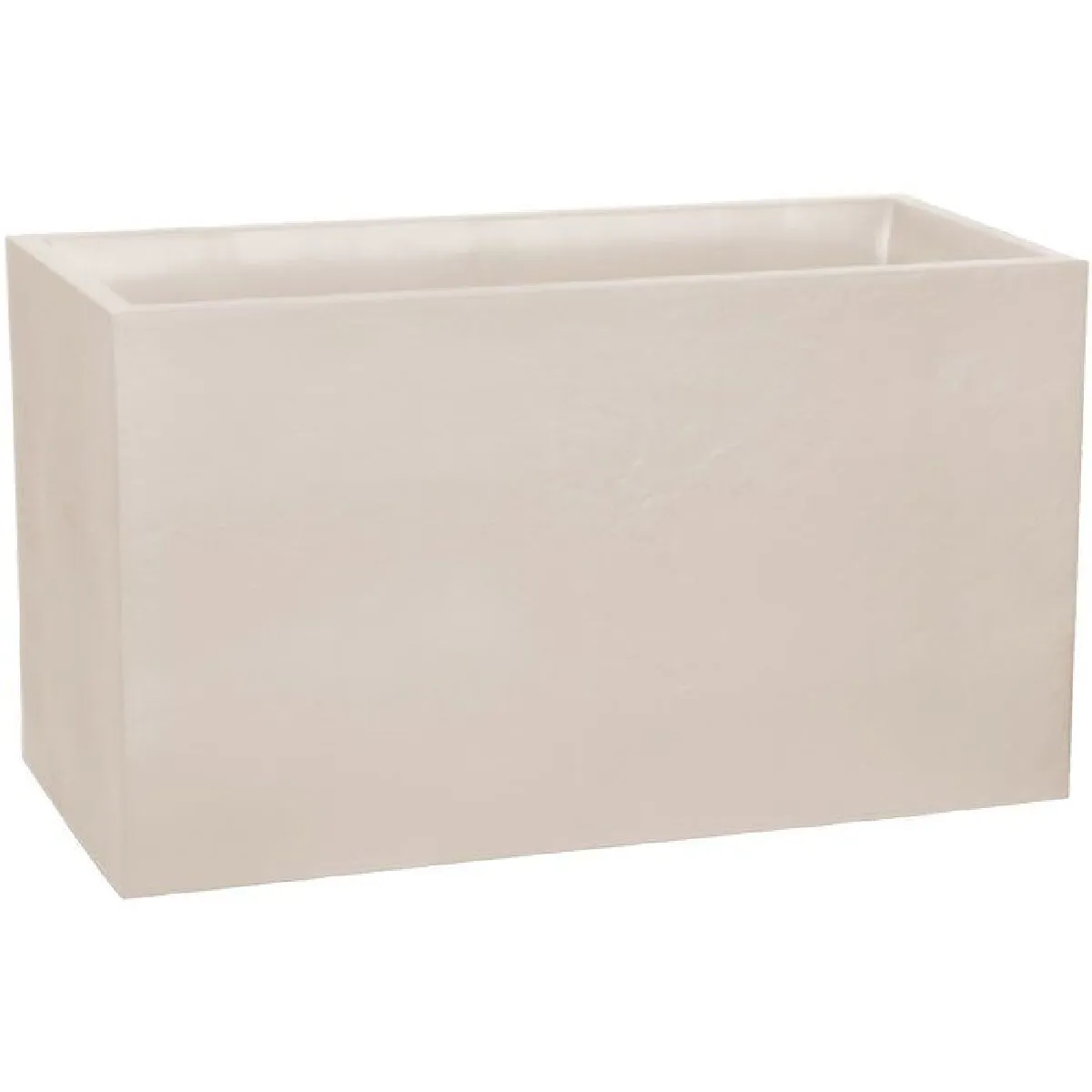 Eda Plastiques Beige Volcania Jardinière Muret