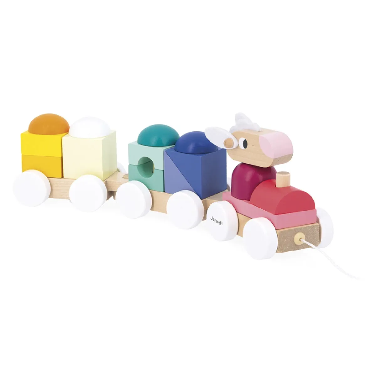 Jnod Multicolore Jeu D'éveil Janod Zigolos Petit Train Mouton - Image 3