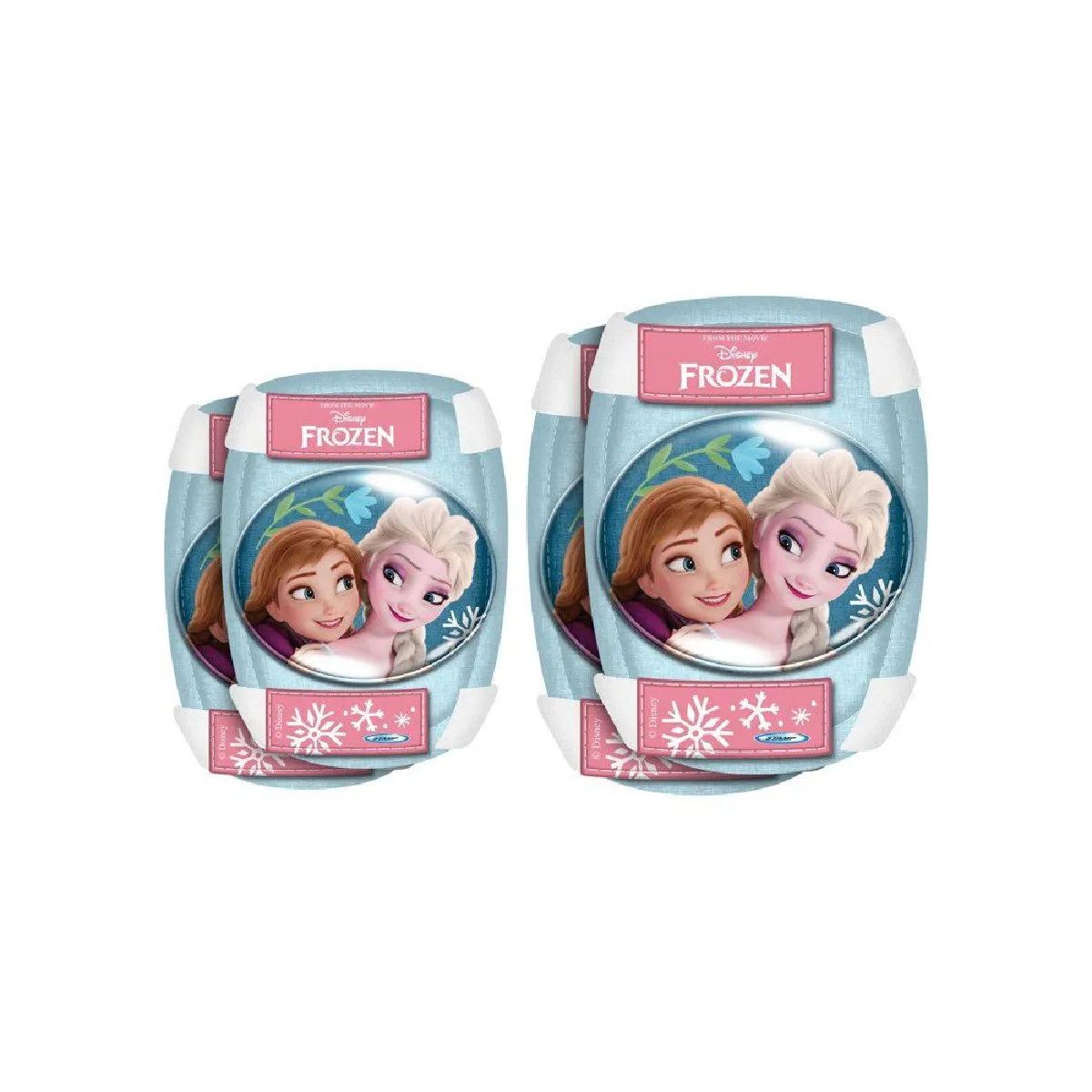 Disney Protège-genoux et coudières pour enfants La Reine des Neiges - Taille unique Bleu pour garçon - vue 2