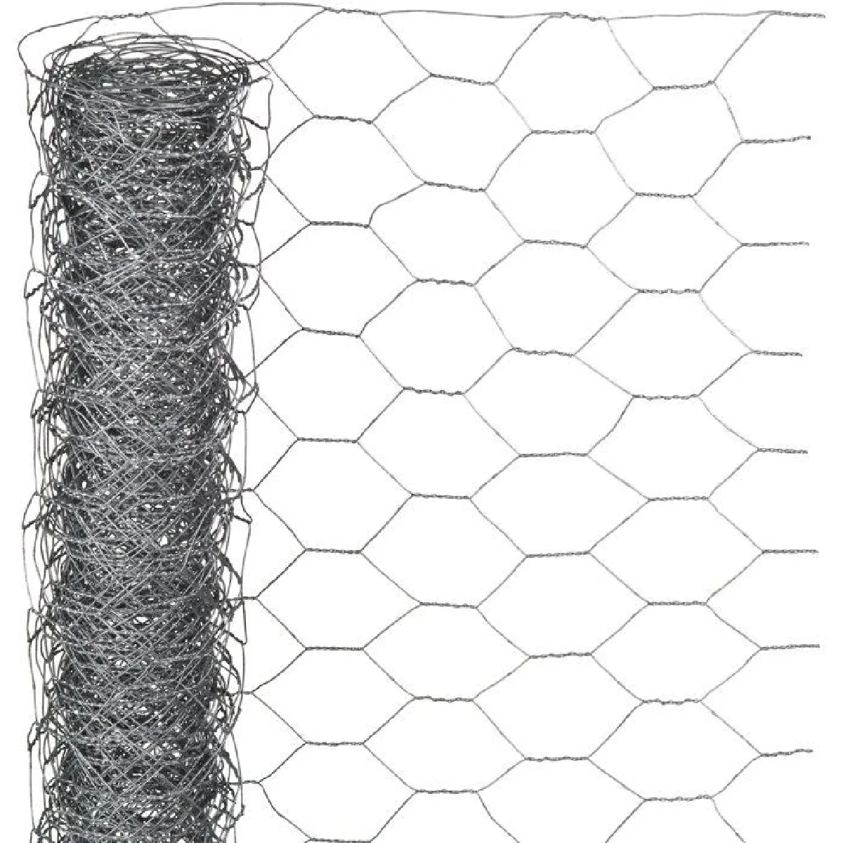 GENERIQUE - Grillage pour animaux triple torsion - 1 x 3 m - Maille 12 mm - Gris - Image 4