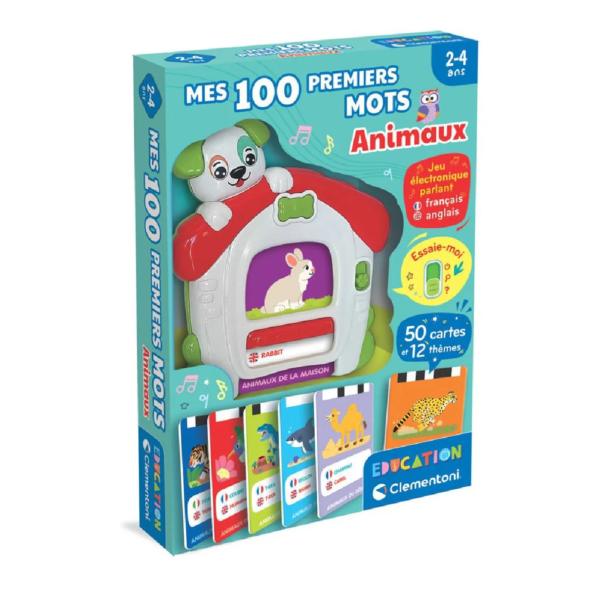 Jeu électronique Clementoni Mes 100 premiers mots bilingues Animaux - vue 6