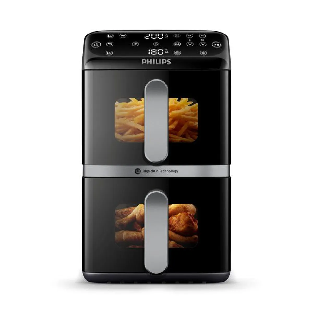 Friteuse Sans Huile Philips Airfryer Série 4000 NA461/00 – 10L, 2750W, Double Cuve - vue 3