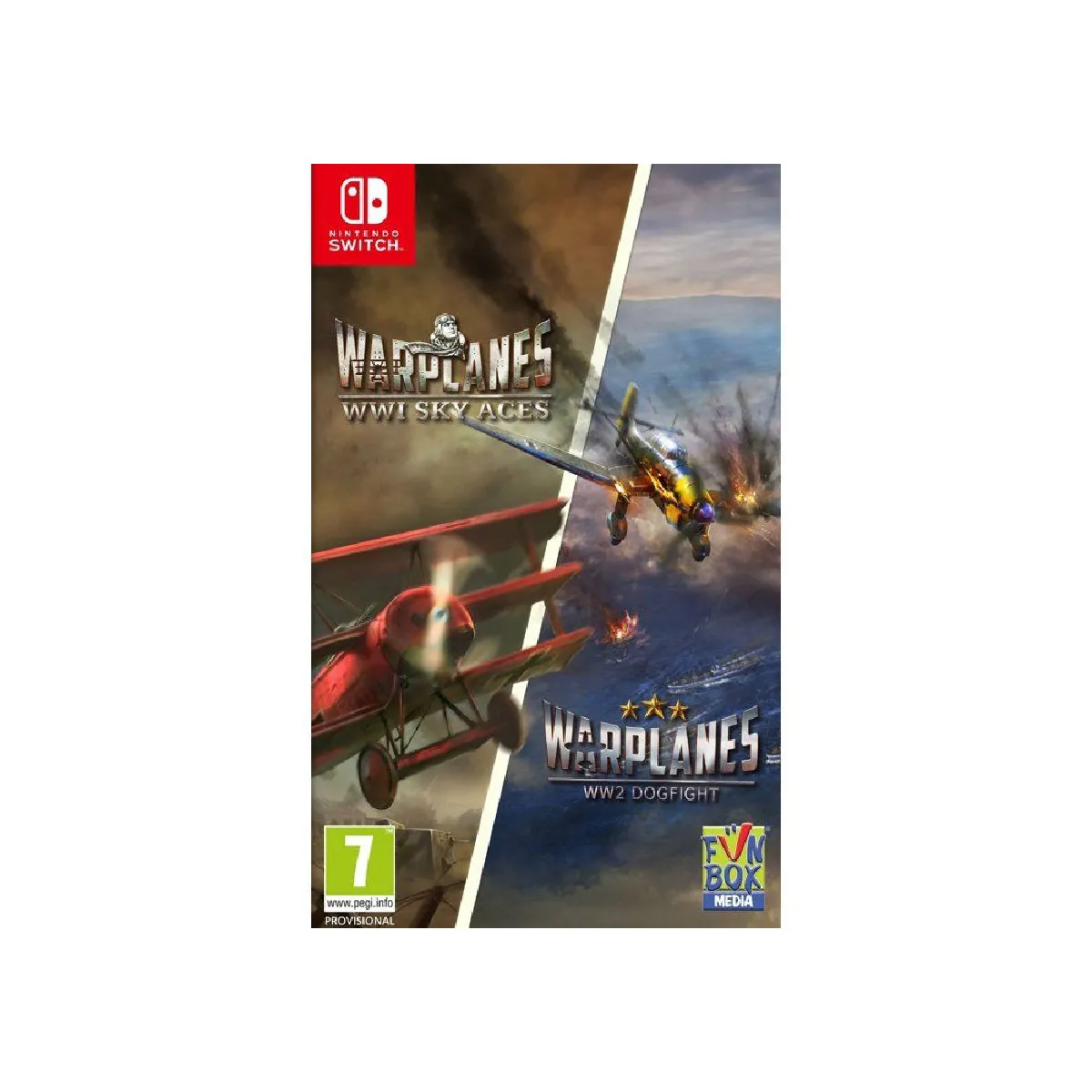 Funbox Media Jeu Vidéo Warplanes Double Pack (Wwi Sky Aces + Wwii Dogfight) Nintendo Switch Tir / Fps - Neuf - Image 4
