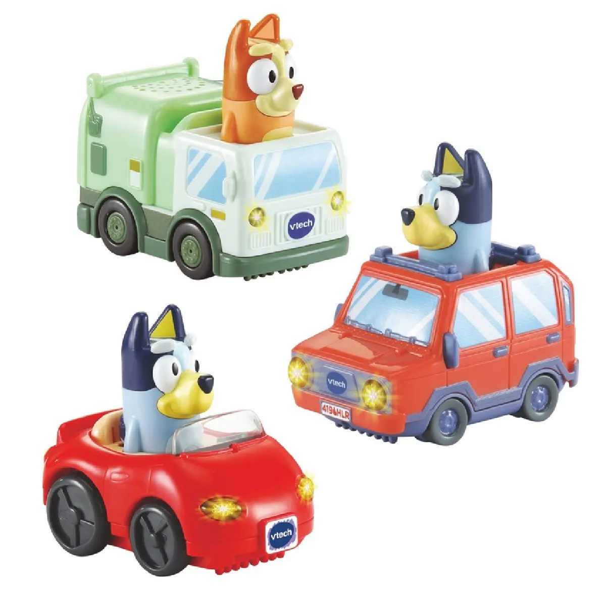 Figurine Vtech Tut Tut Bolides Véhicule Bluey Modèle aléatoire - vue 2