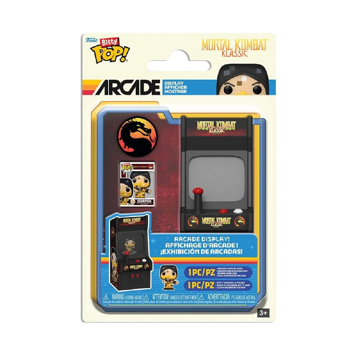 Figurine Funko Bitty Pop Arcade Mortal Kombat - vue 2