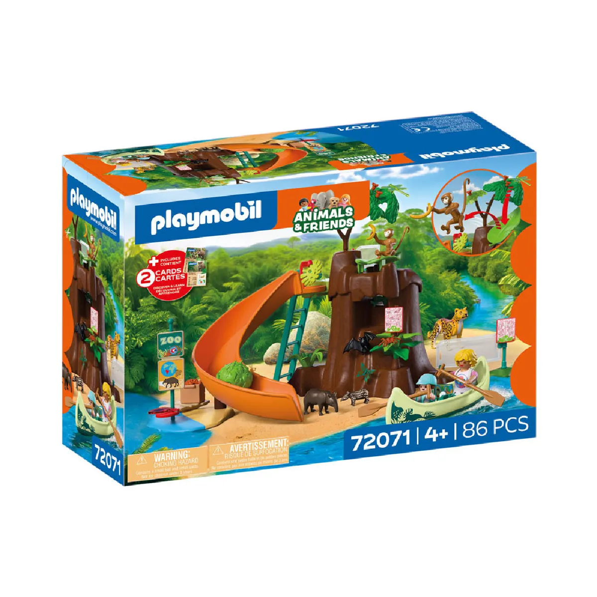 Comparer les prix de PLAYMOBIL Zoo Au cœur de la jungle 72071