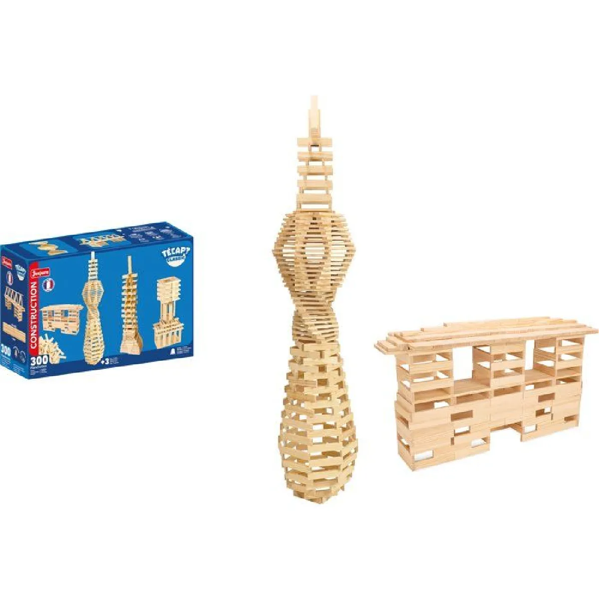 Jeujura Jeu De Construction Kapla - Naturel