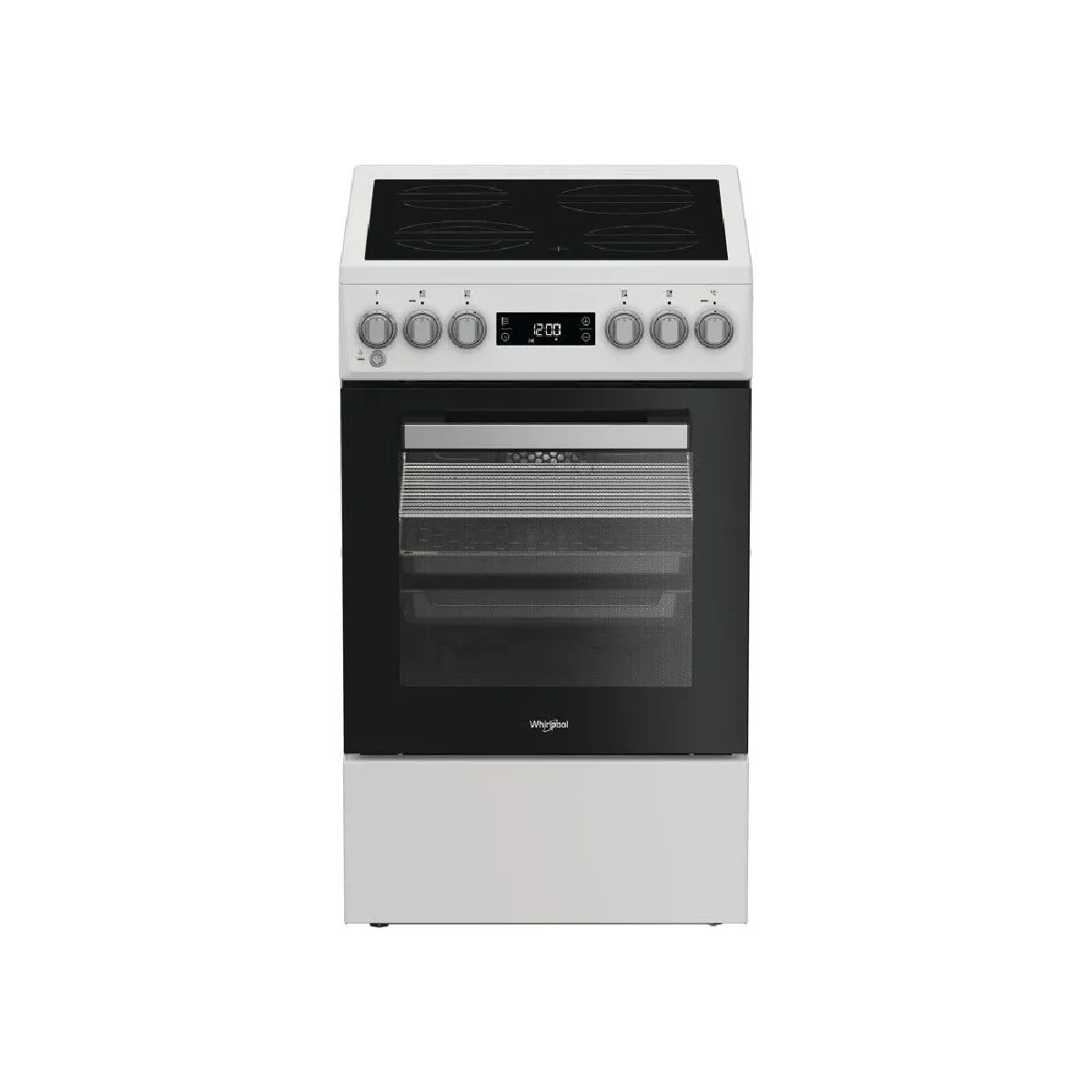 Cuisinière vitrocéramique WHIRLPOOL W5V5LCW 4 foyers L50 cm - vue 3