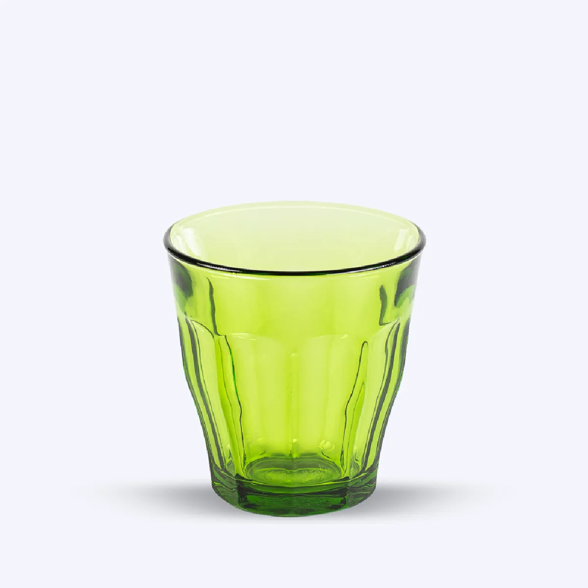 DURALEX Lot de 6 - Verre à eau 25 cl en verre trempé résistant teinté vert