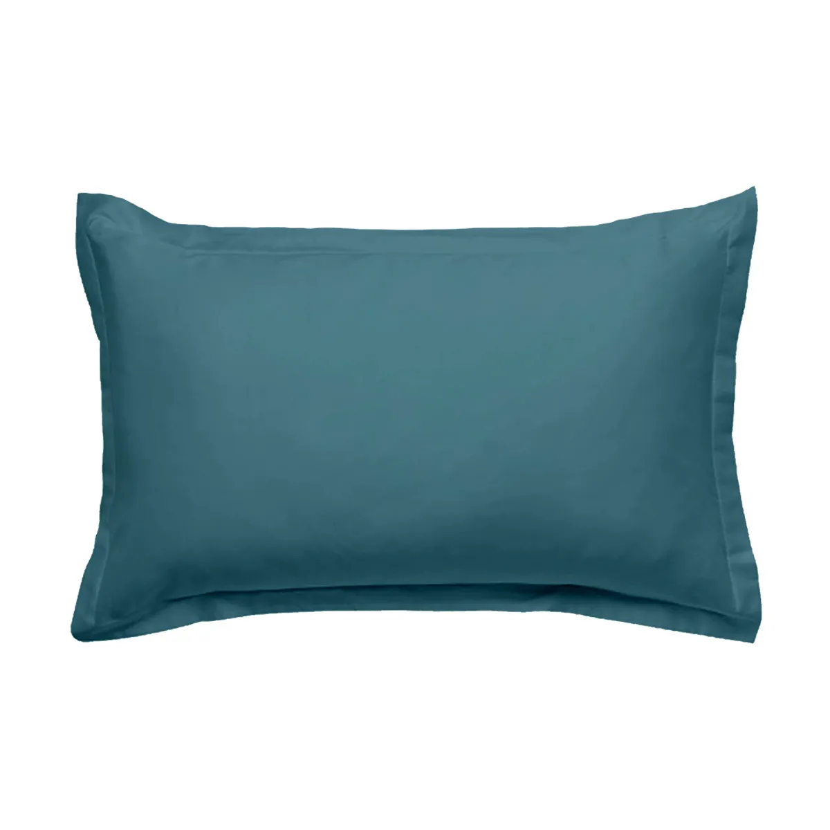 FUTURE HOME Taie d'oreiller en coton 57 fils unie canard 50x70cm
