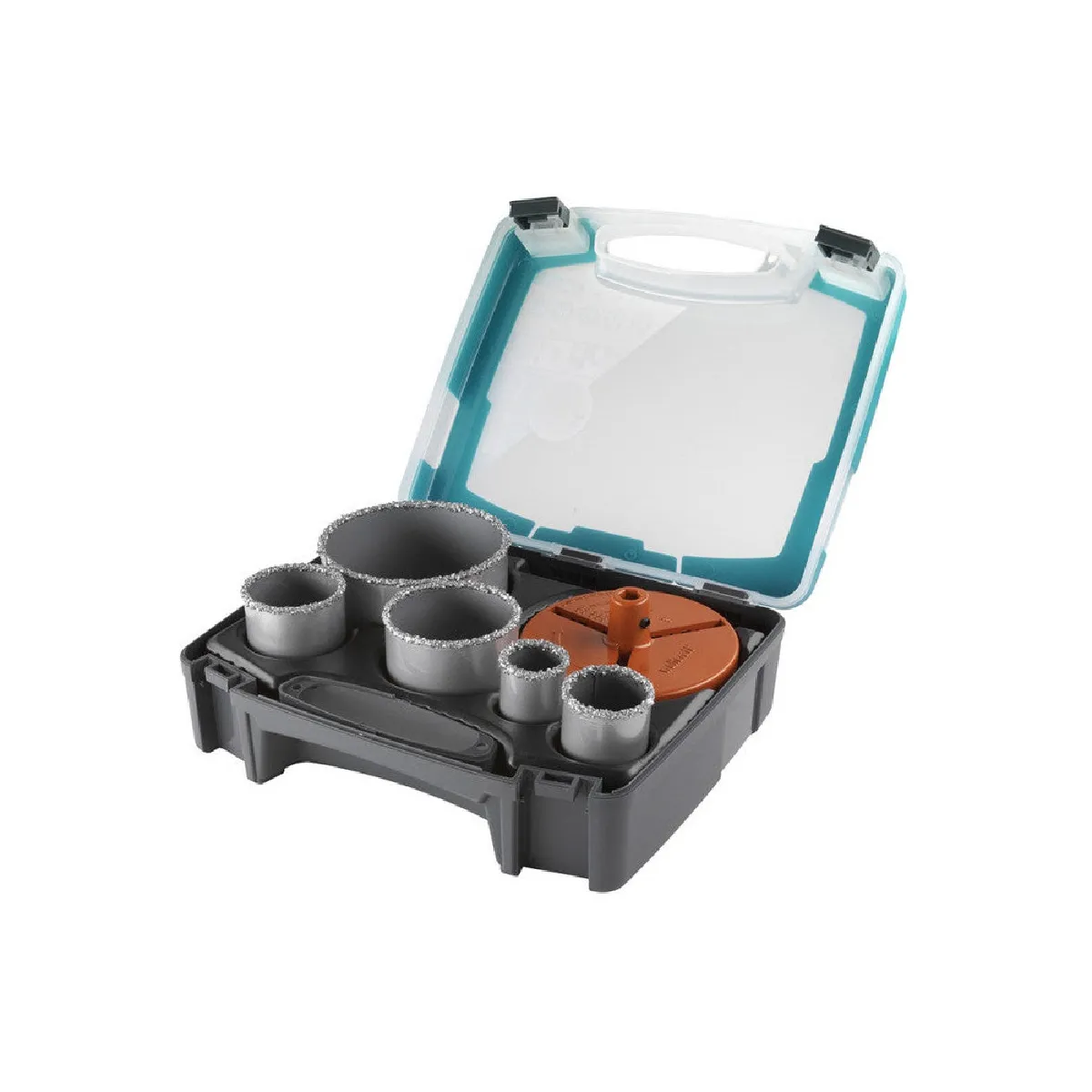 Wolf Coffret Maçonnerie Wolfcraft Trépans + Embase + Foret Centre - Image 5