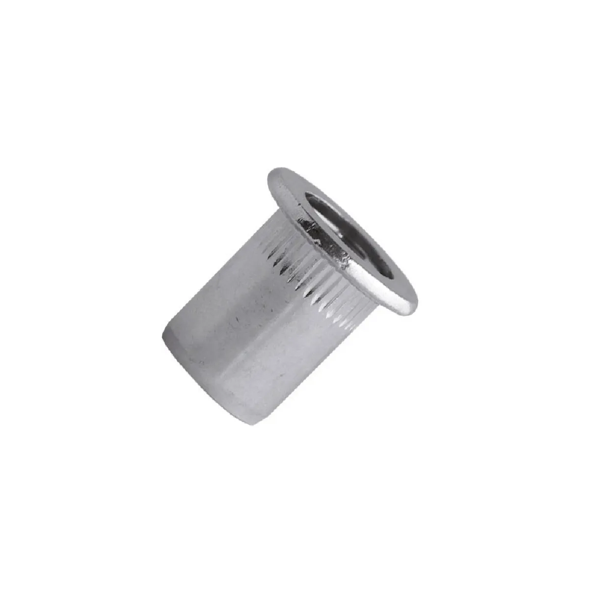 Scell-it Écrou cranté tête plate SCELL IT ØM5 acier zingué - L.16 mm - Øperç.7 mm - Boîte de 500 - TCD0540