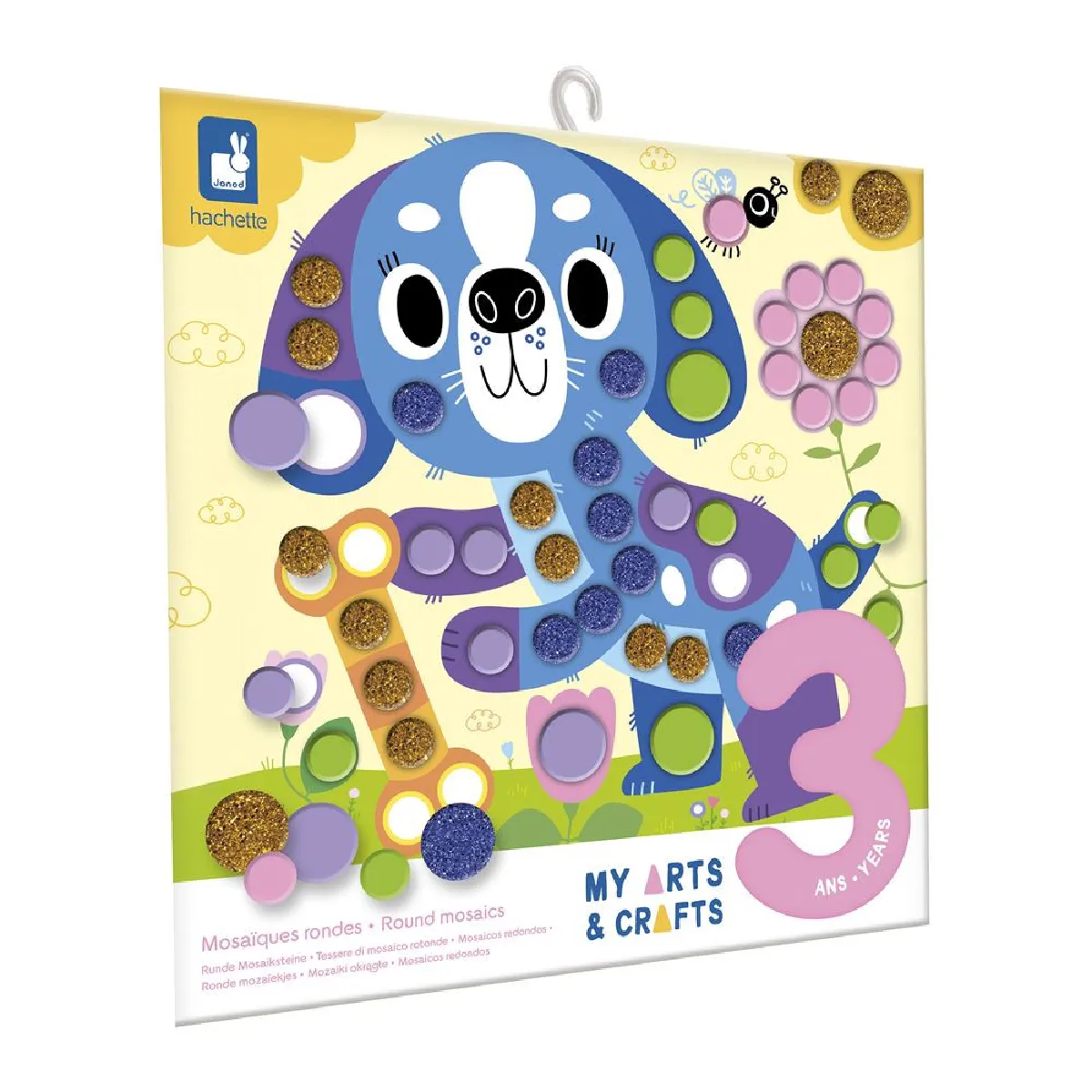 Jnod Multicolore Jeu Créatif Janod Mosaïques Rondes Petits Amis - Image 2