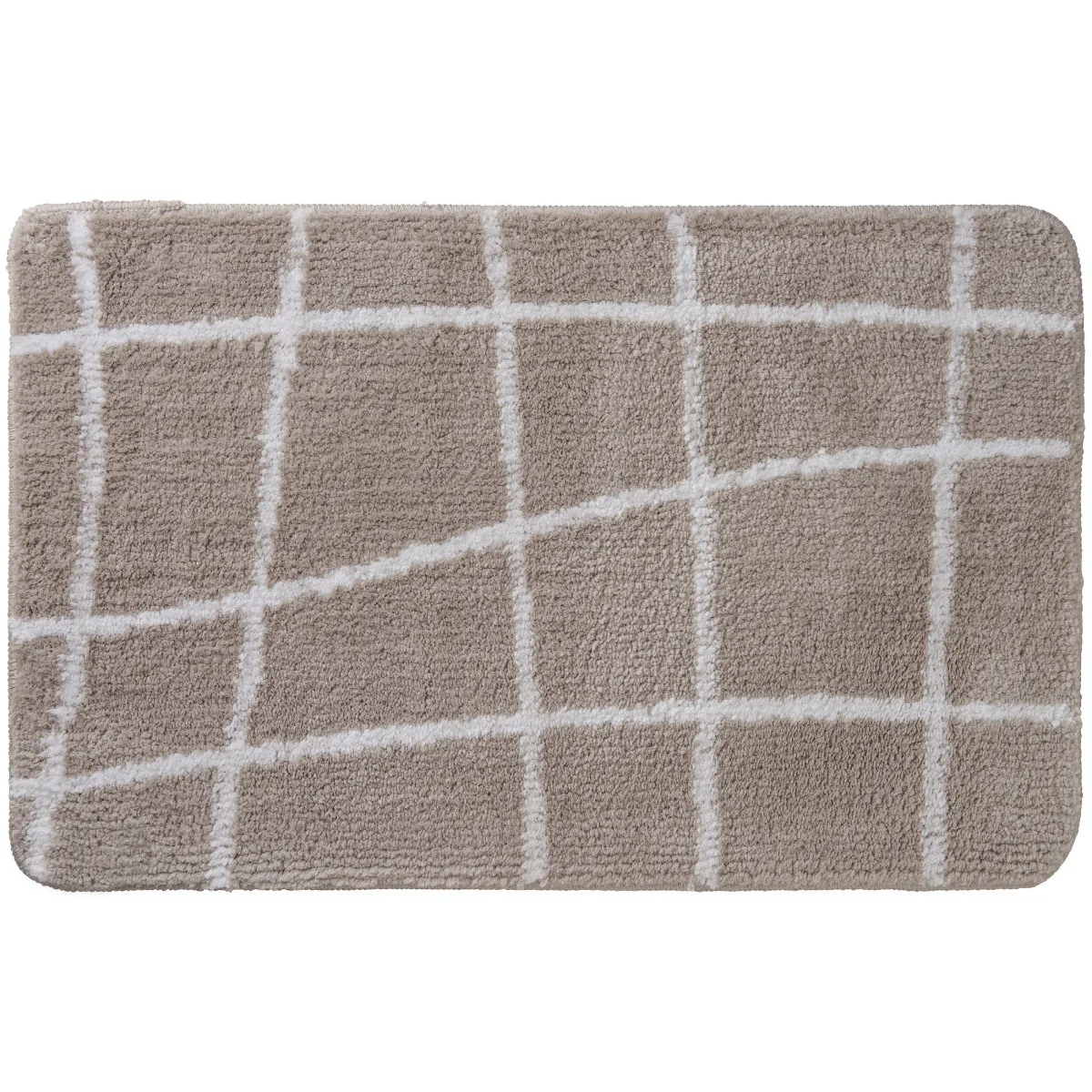 Tapis de bain déco en polyester 50x80cm - vue 2