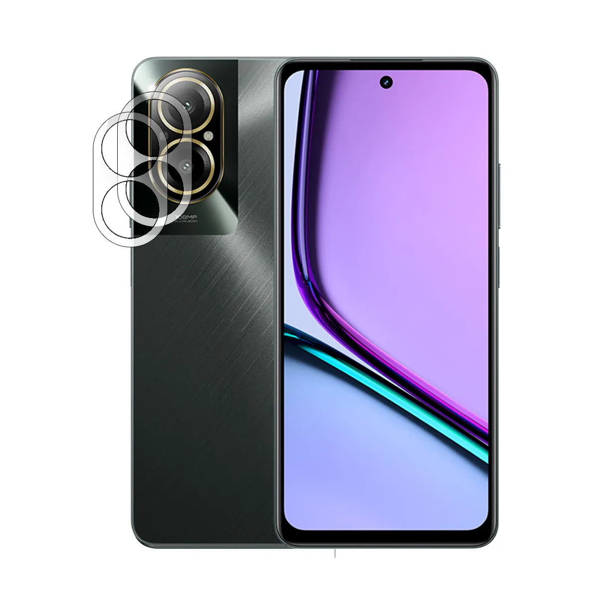 Visiodirect 2 Verre Trempé Camera Arrière Pour Realme C67 4G 6.72" Rmx3890