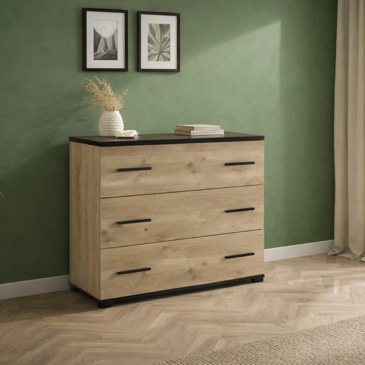Commode de rangement style industriel avec tiroirs PIERRE