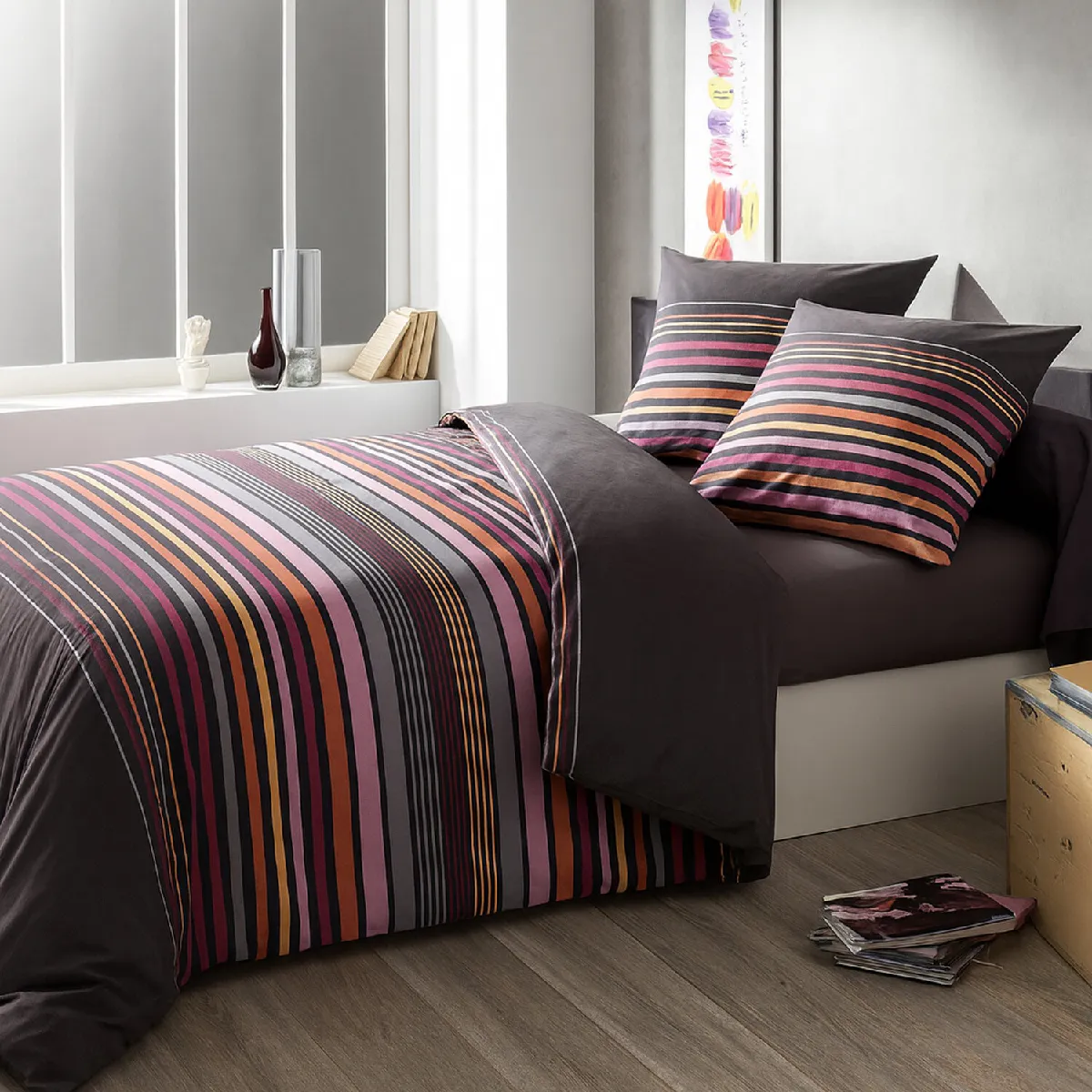 HOME COLLECTION Taie d'oreiller 50x70cm coton dandy