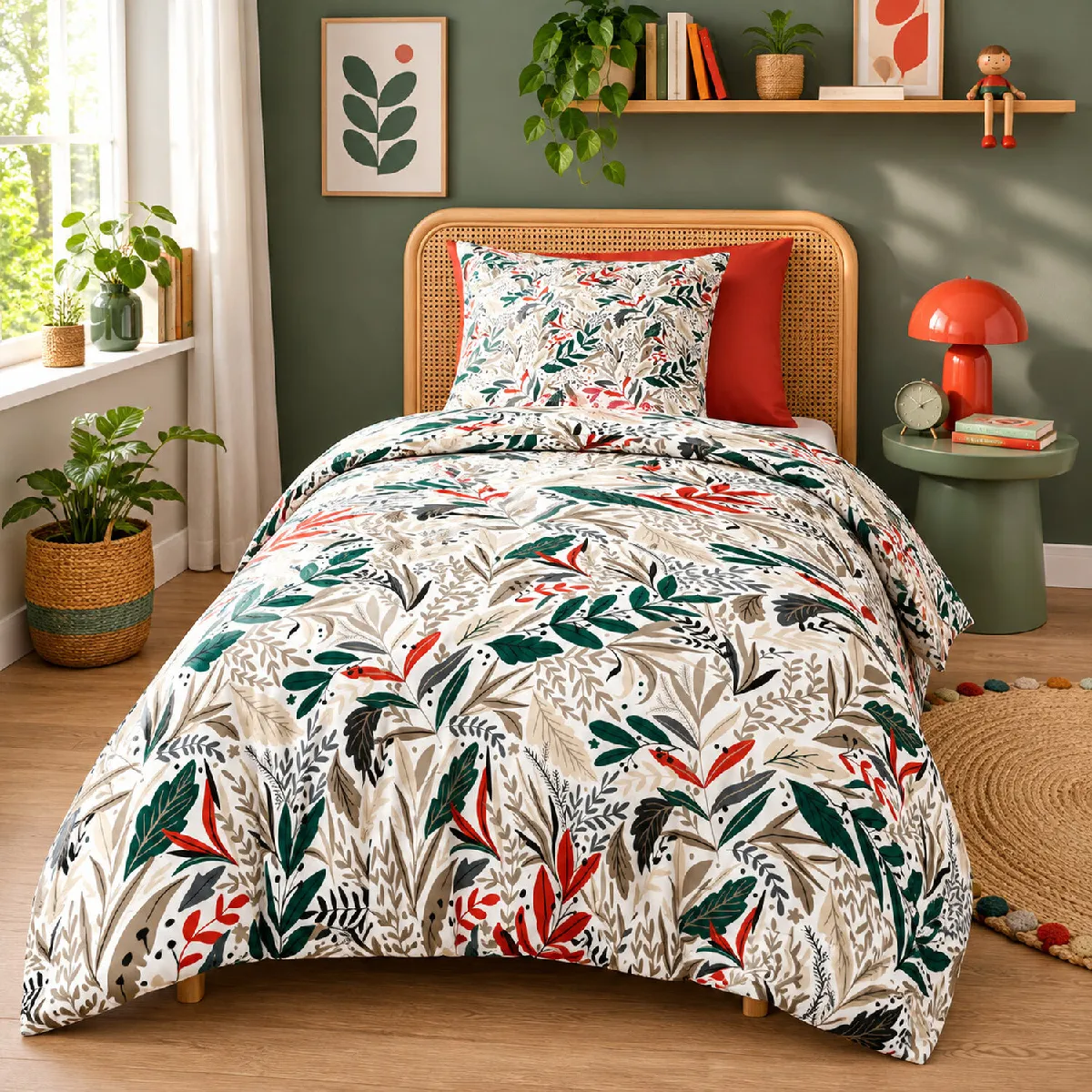 LES ATELIERS DU LINGE Parure de couette 100%polyester 60gsm-luziola