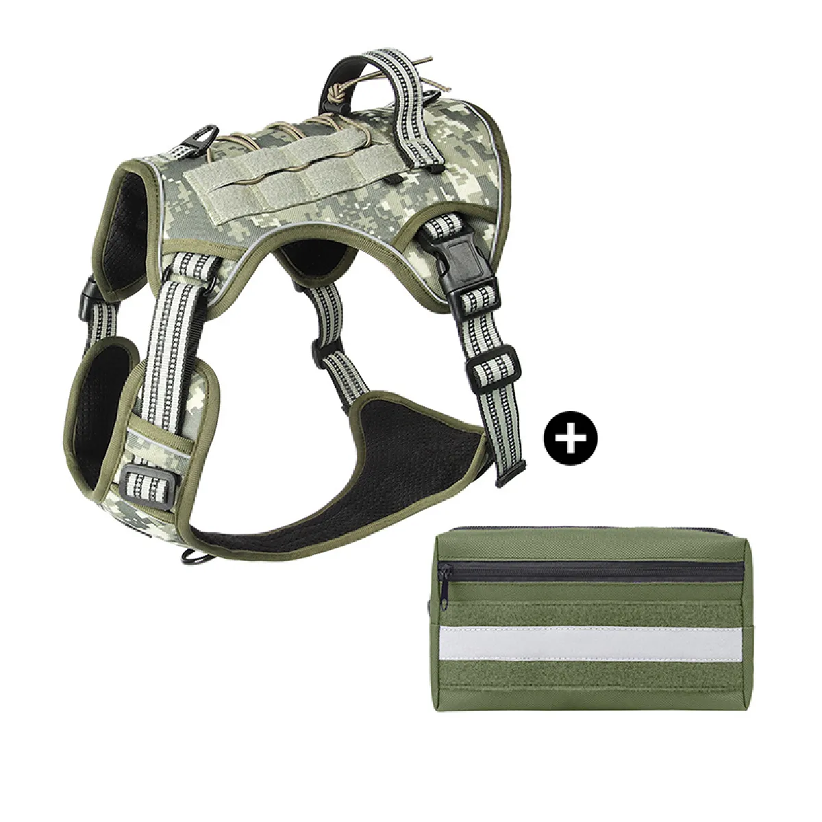 Comparer les prix de Harnais tactique pour chien avec poignée XL