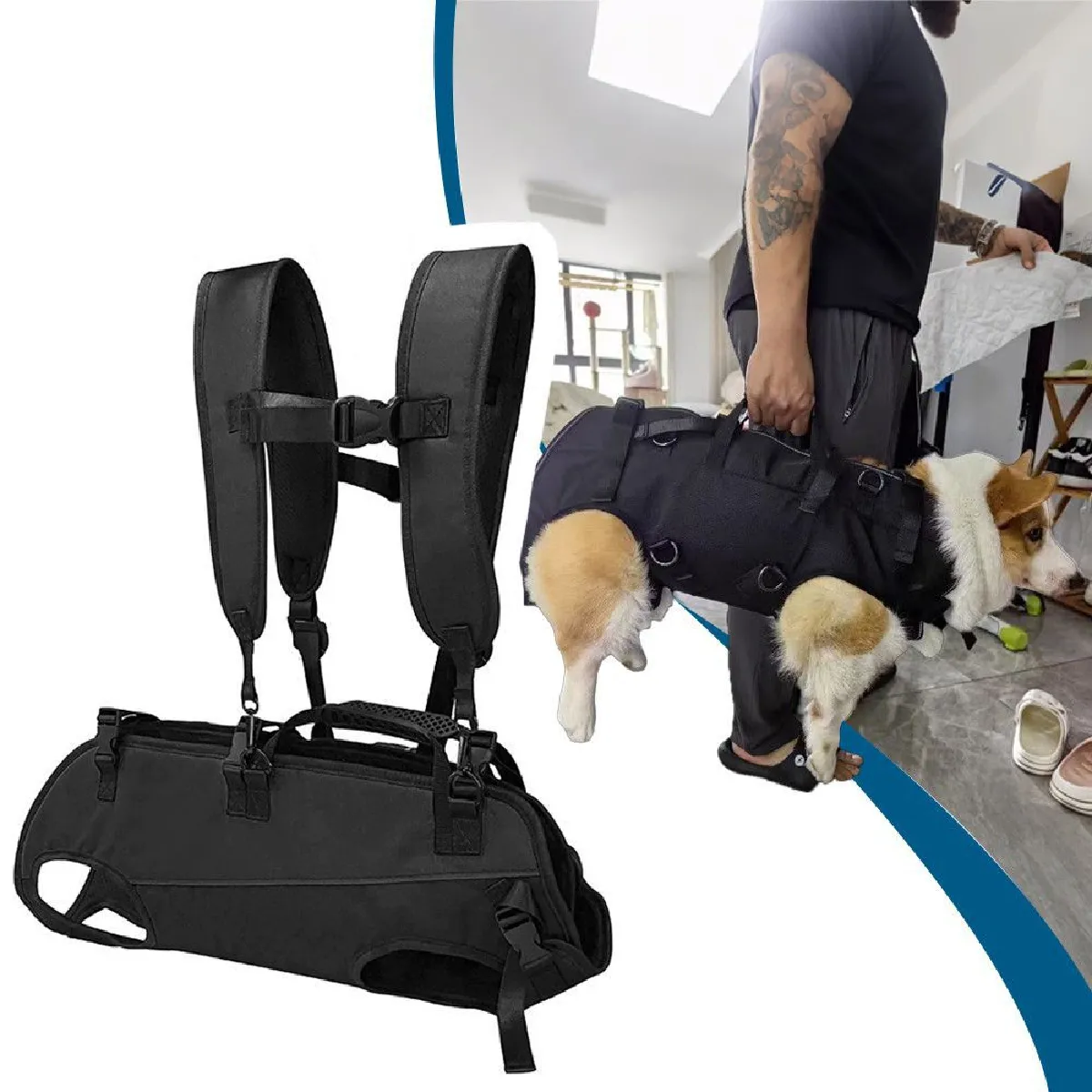 Sac à dos de transport pour petits chiens et chats L