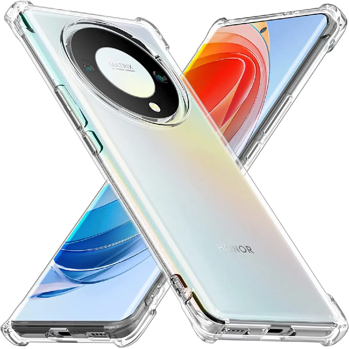 Little Boutik Coque À Angles Renforcés Honor Magic 5 Lite 5G - Transparent