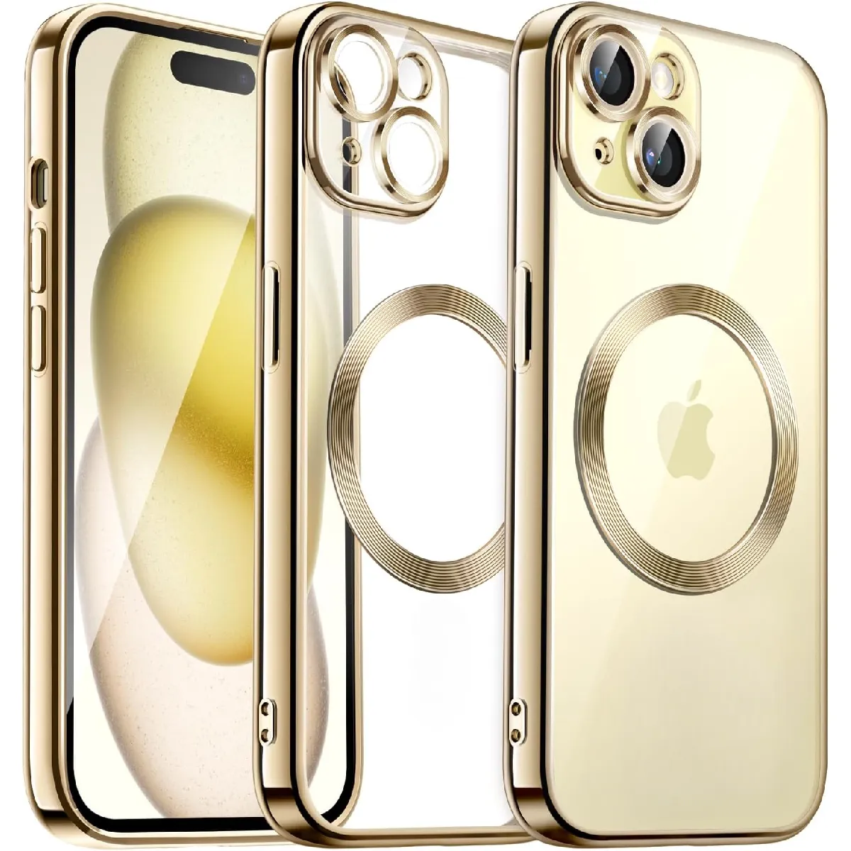Little Boutik Coque Pour Apple Iphone 15 - Or