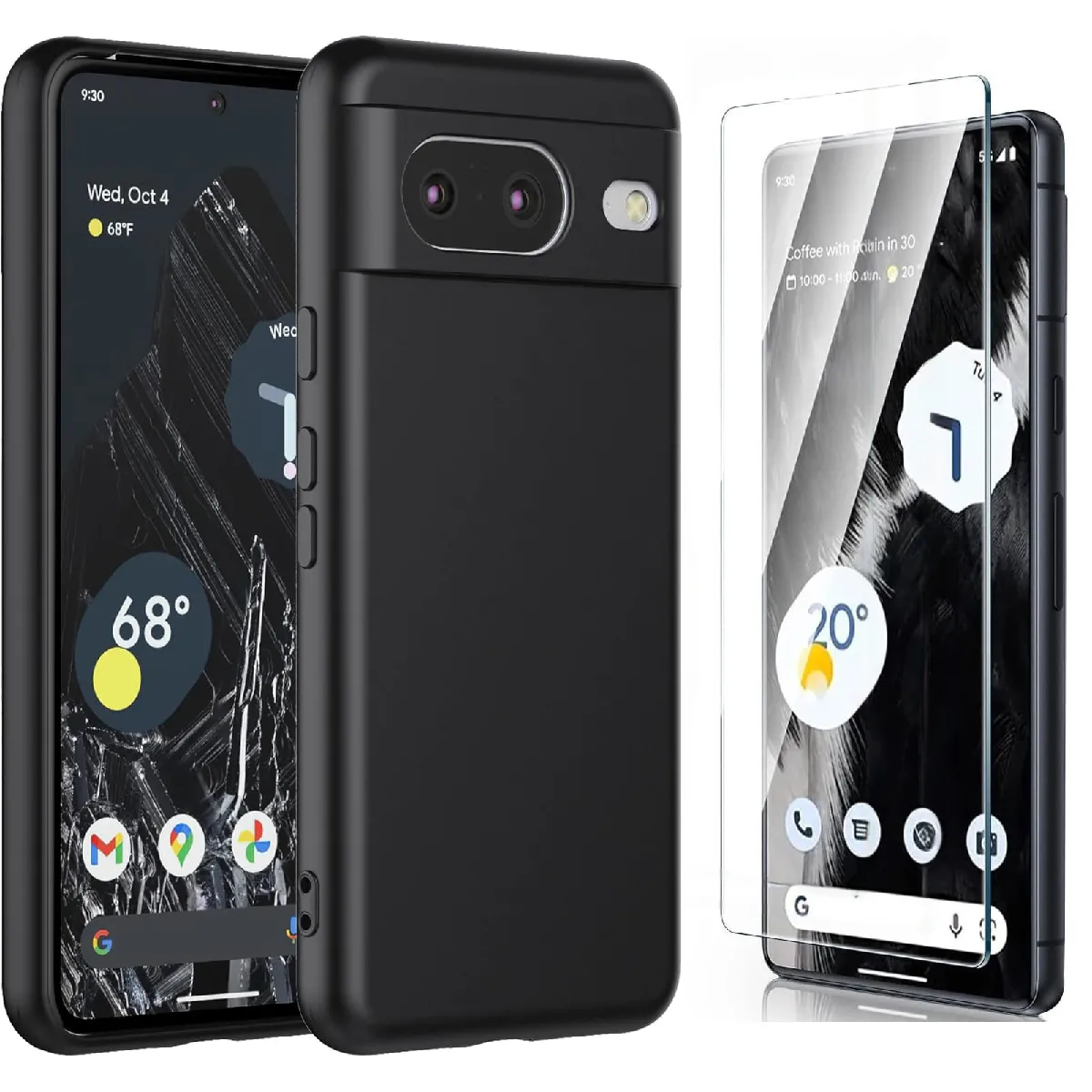 Little Boutik Noir Coque En Silicone Google Pixel 8