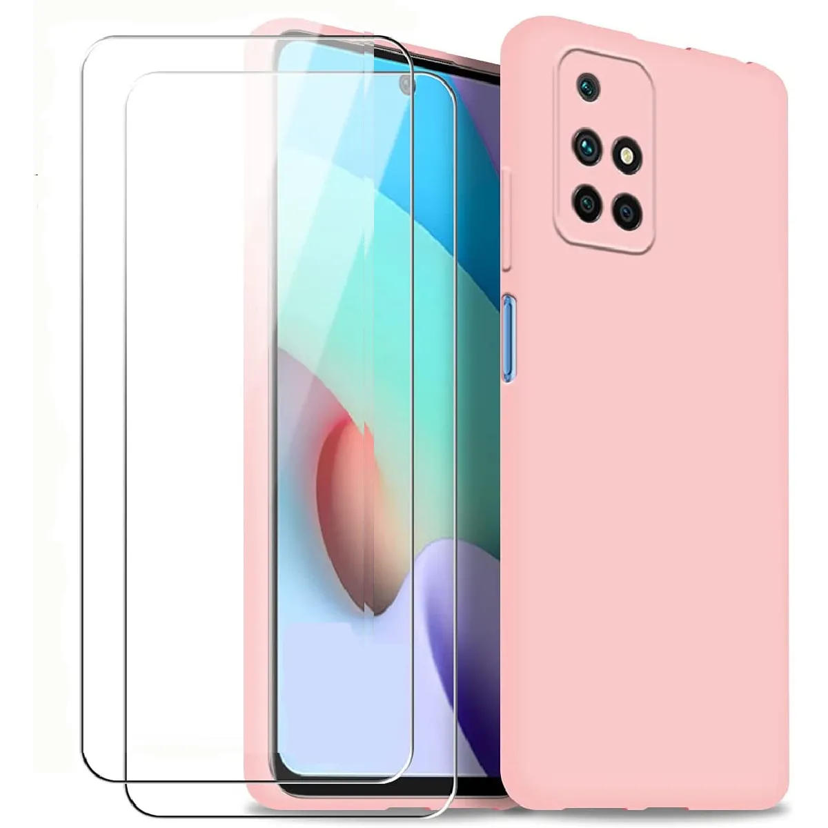 Little Boutik Rose Coque En Silicone Xiaomi Redmi 10