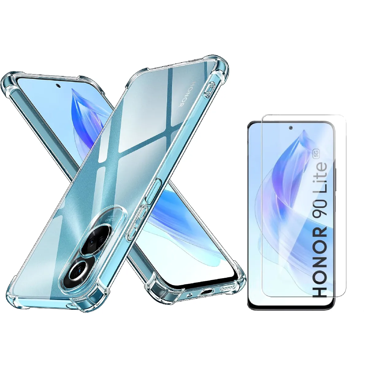 Little Boutik Coque À Angles Renforcés Honor 90 Lite - Transparent