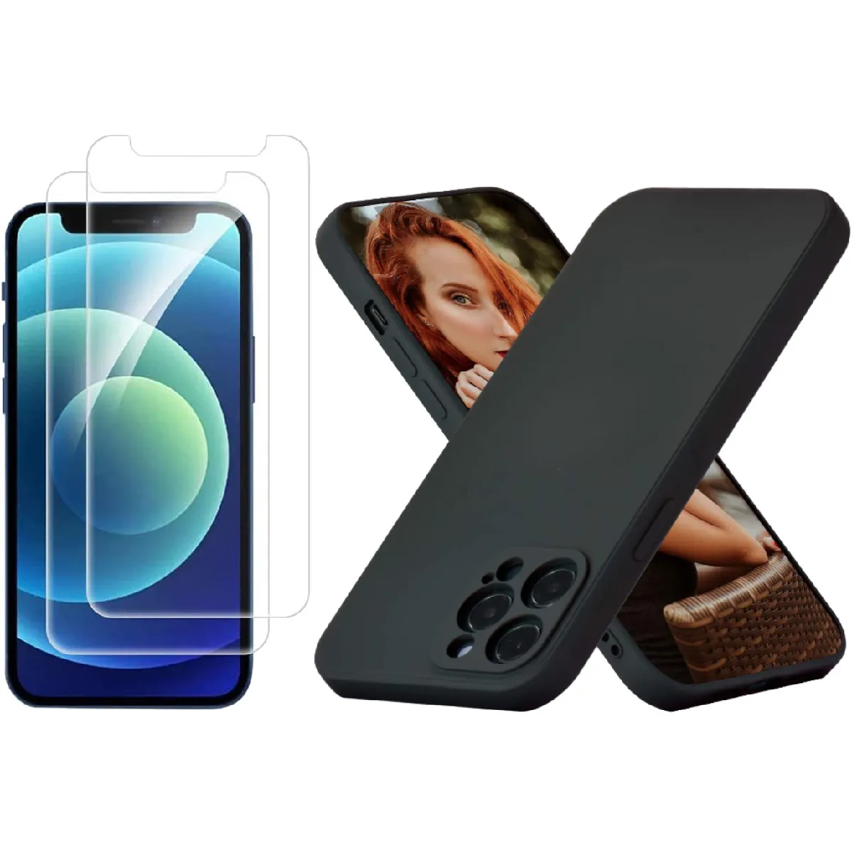 Little Boutik Noir Coque En Silicone Apple Iphone 12 Pro Max