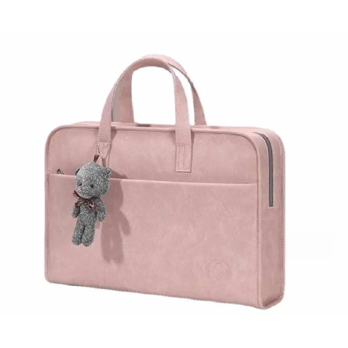 Sac pour ordinateur portable avec poignée anti-chute, à bandoulière, adapté pour 14 pouces